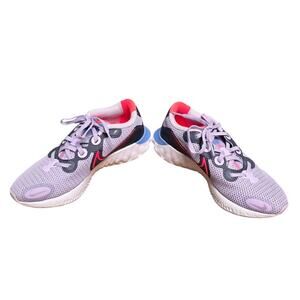 Nike Renew Run W Shoes 9 Violet Frost/Flash Runner Athleisure Casual Sneakers